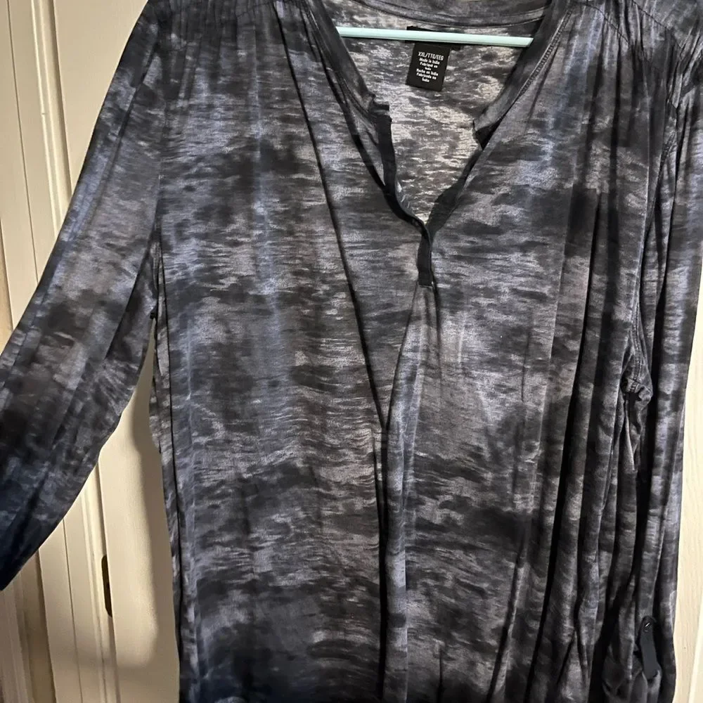Calvin Klein Space Dyed Top Sz XXL - Picture 2 of 7